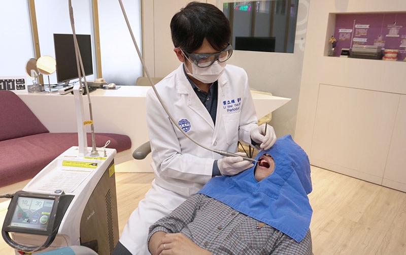 牙周病治療費用-自費-水雷射-牙周病治療-葉立維醫師-桃園牙周病